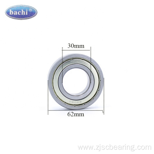 Good Bearing 30x62x16 MM Ball Bearing 6206 Zz